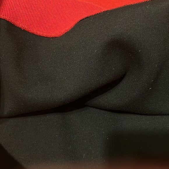 Hunter Target szXL red with black and white trim drawstring neck hoodie EUC - Picture 6 of 8